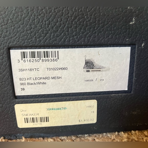 Dior B23 High Top Brown Leopard size 39 !! - Picture 11 of 11